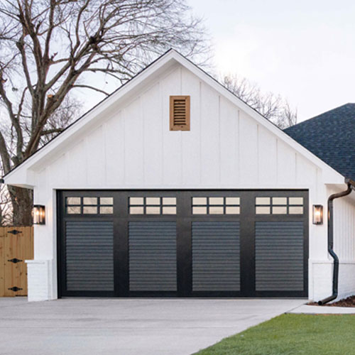 Canyon Ridge® Louver, Insulated Garage Doors