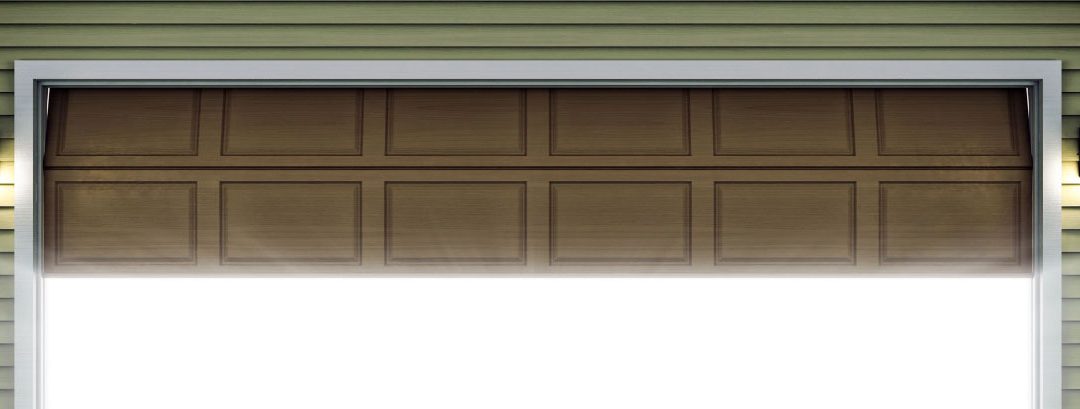 Tip from Garage Doors and More - Partially closed garage