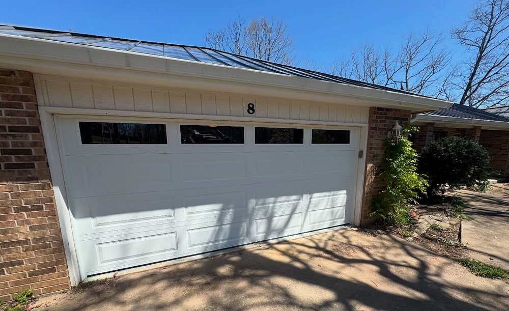 Classic White Garage Doors with Windows
